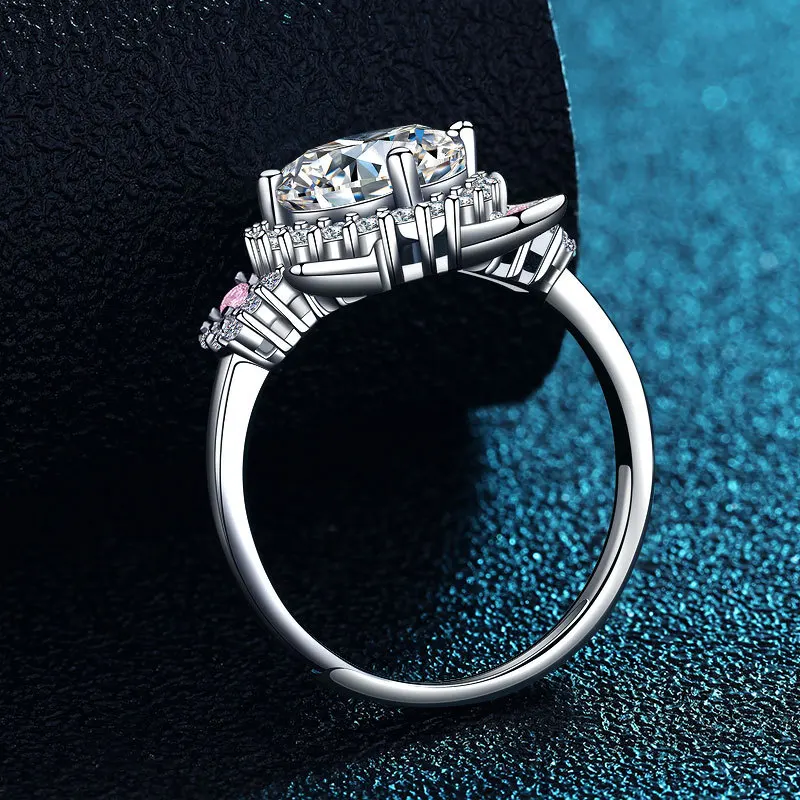 Adjustable Cat Ears Ring with Zirconia - Image 4
