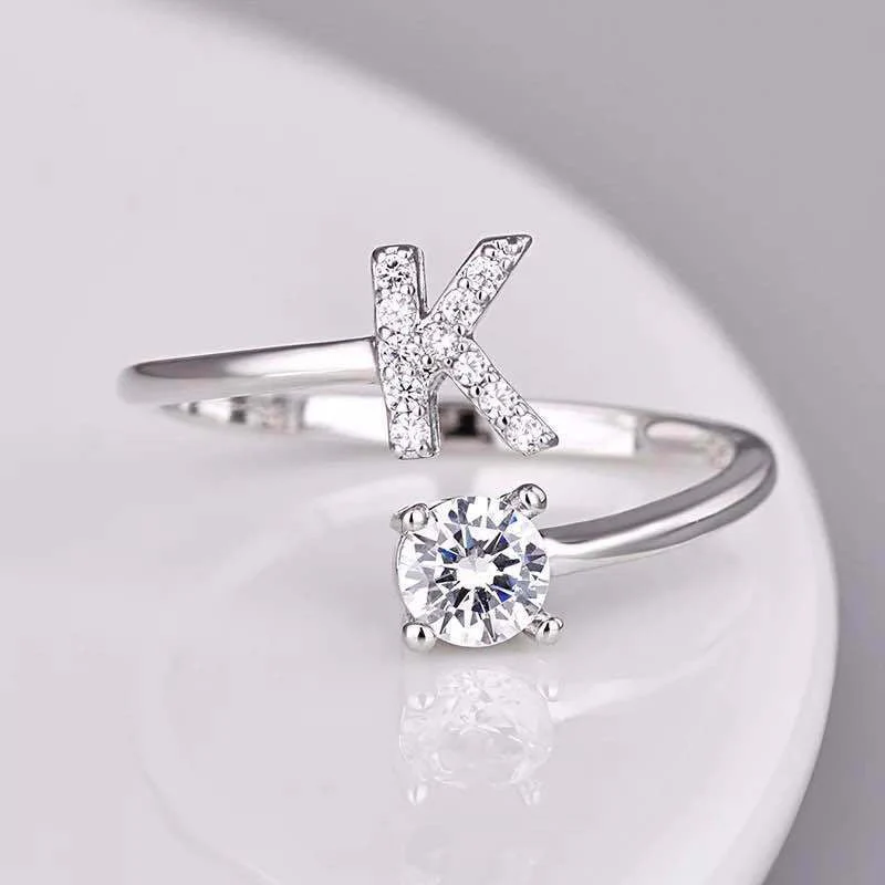 Adjustable Initial Letter Ring