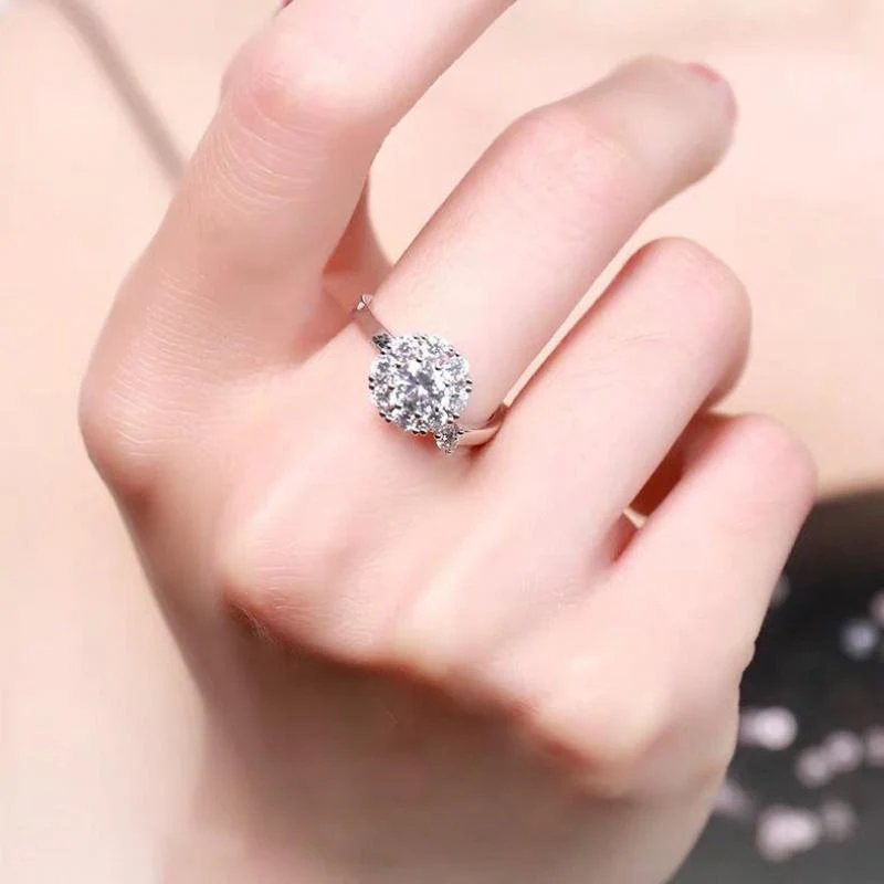 Anxiety Spinner Ring with Zirconia - Image 2
