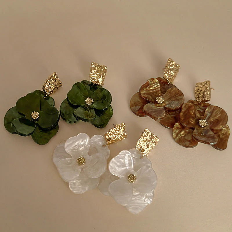 Bohemian Flower Earrings - Image 2