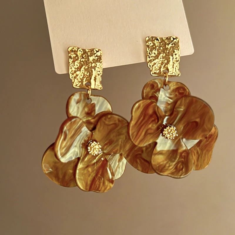 Bohemian Flower Earrings - Image 3