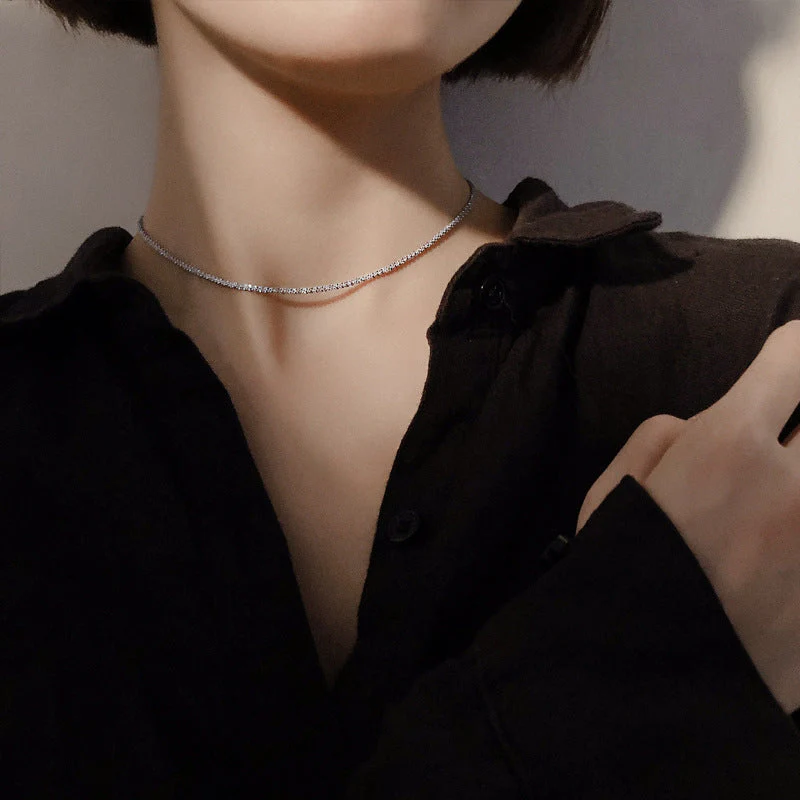 Cia Sterling Clavicle Necklace - Image 2