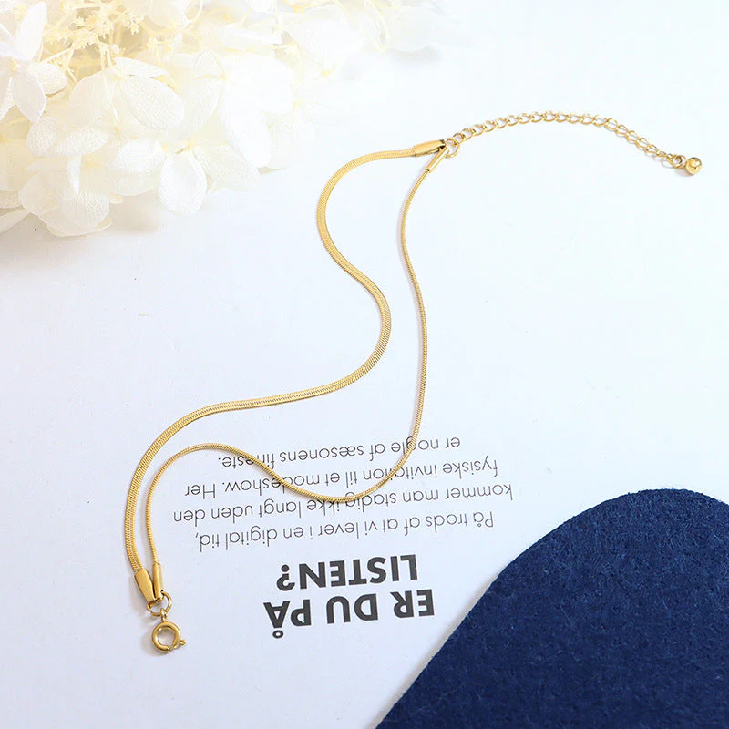 Classia Double Layer Gold Bracelet - Image 3