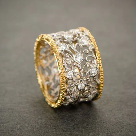 Claudia - Vintage Ivy-Shaped Zirconia Ring - Image 3