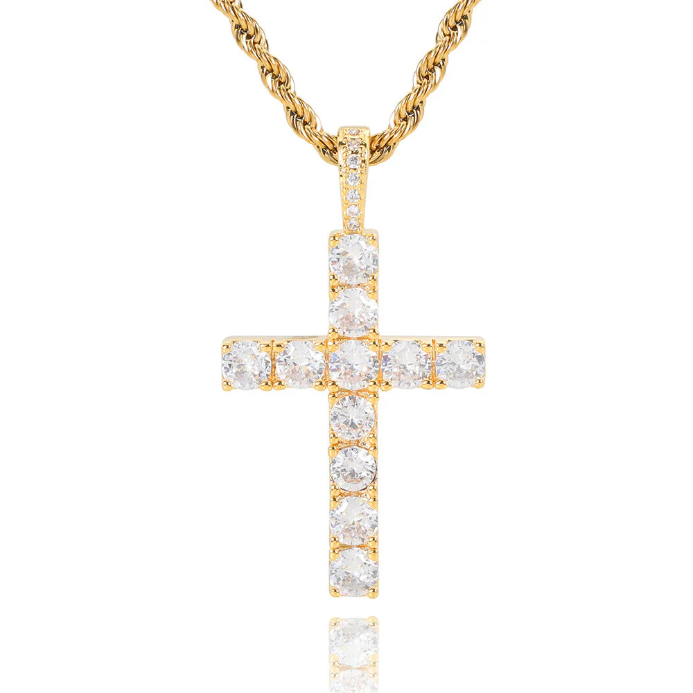 Cross necklace | White Gold - Image 4