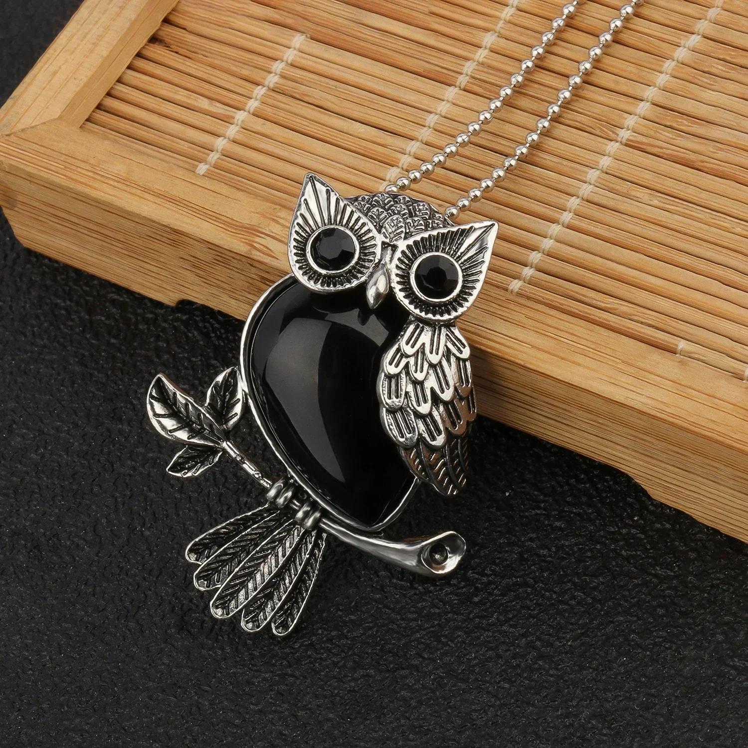 Crystal Owl Wisdom Pendant Necklace - Image 11