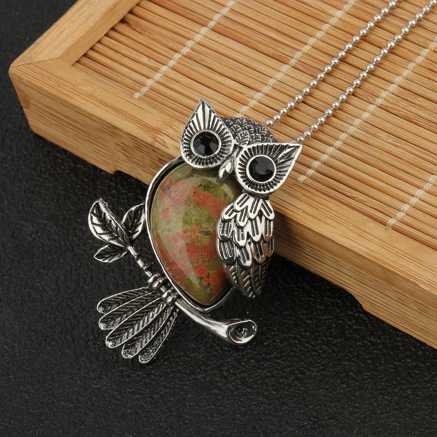 Crystal Owl Wisdom Pendant Necklace - Image 14