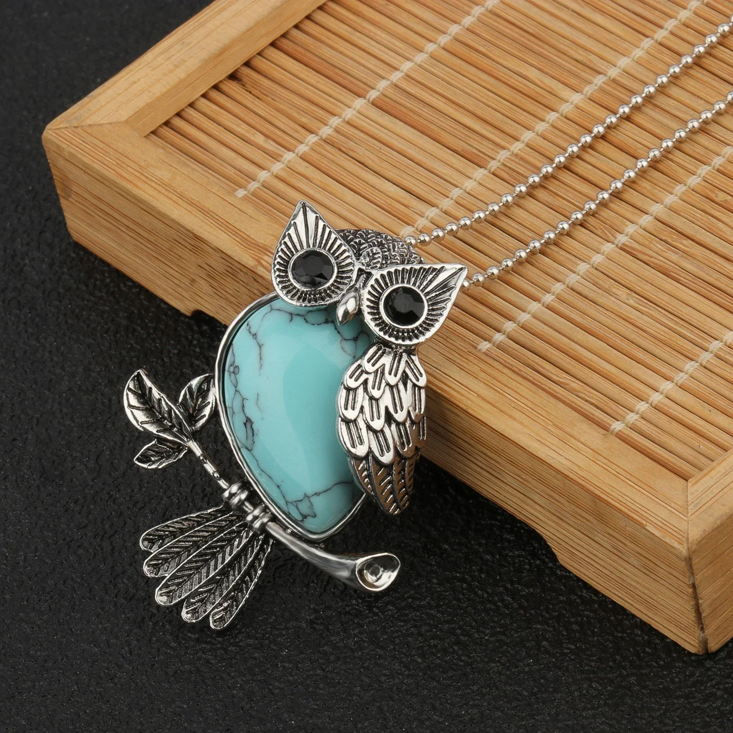 Crystal Owl Wisdom Pendant Necklace - Image 7