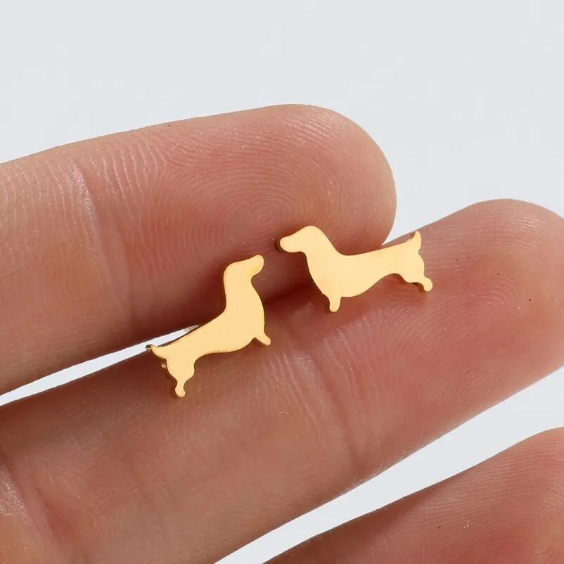 Dachshund Stud Earrings - Image 4