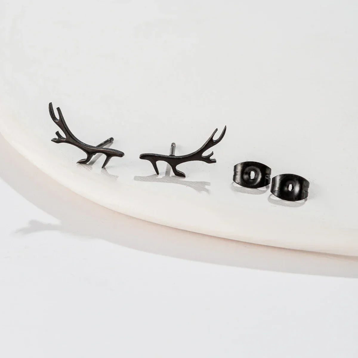 Deer Antler Stud Earrings - Image 4