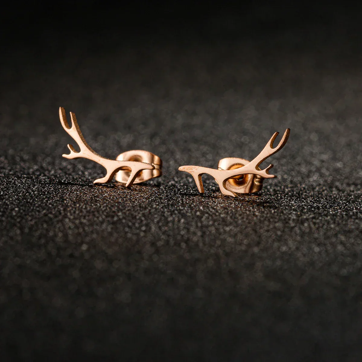 Deer Antler Stud Earrings - Image 5