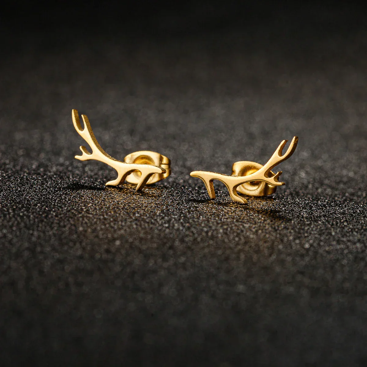 Deer Antler Stud Earrings - Image 6
