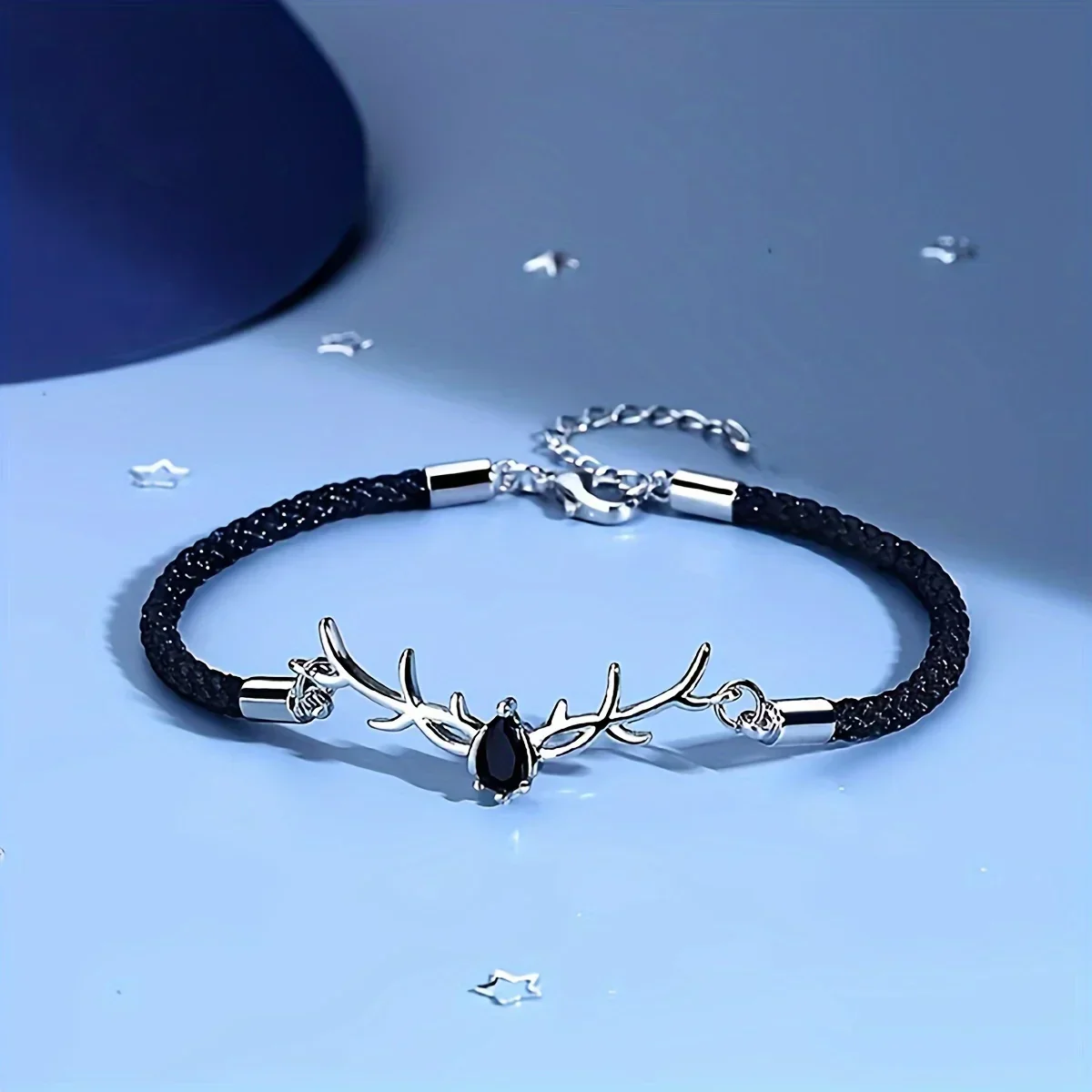 Deer Horn Heart Bracelet with Zircon - Image 7