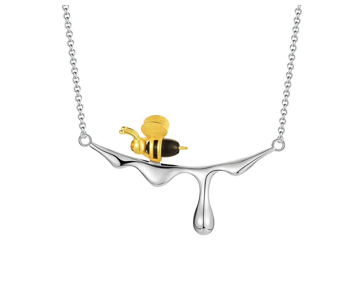 Dripping Honey & Bee Necklace - Image 11