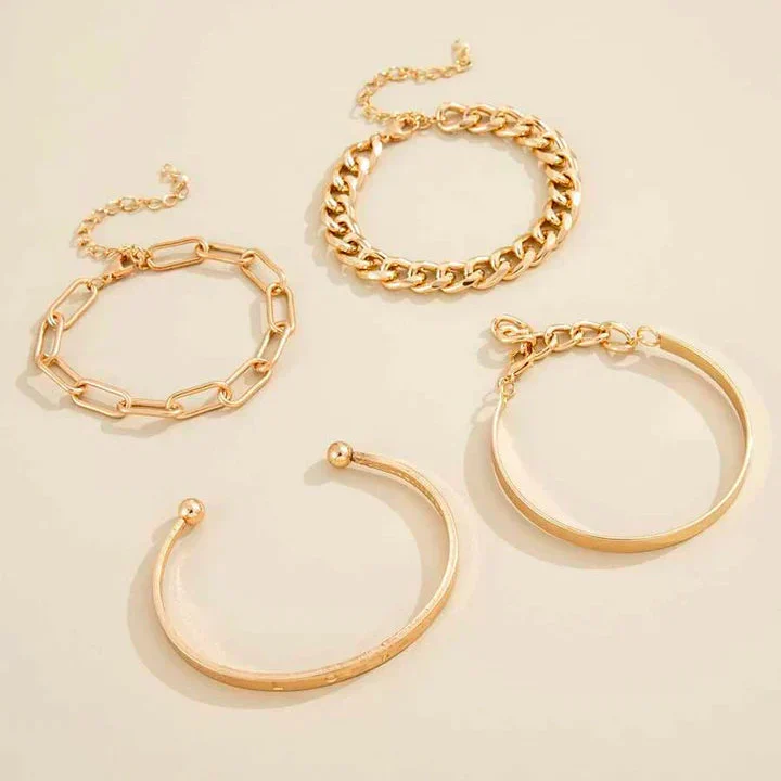 Elan Mercer Bracelet Set | White Gold - Image 2