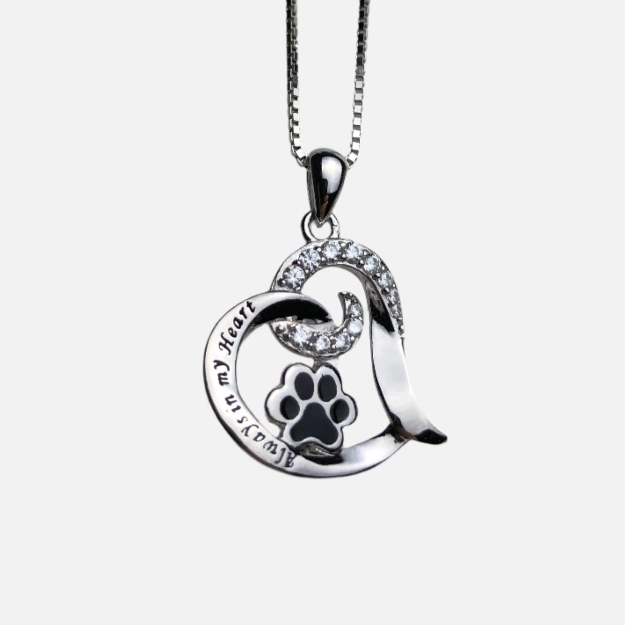 Elegant Dog Memorial Necklace – Stainless Steel - Image 2