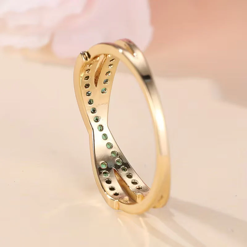 Emerald Flow Ring | Gold - Image 3