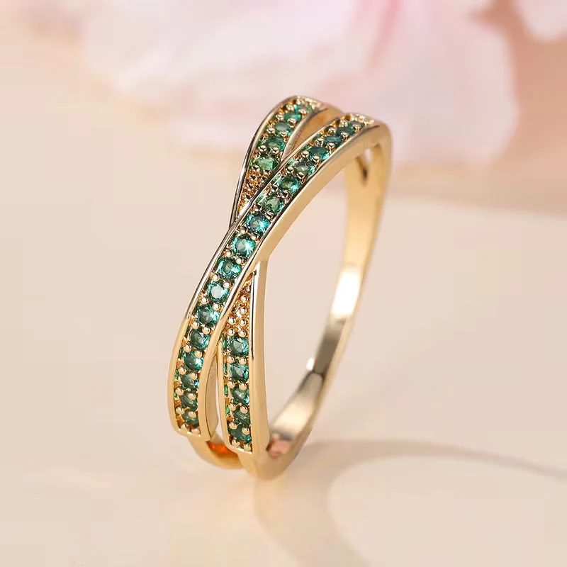 Emerald Flow Ring | Gold - Image 4
