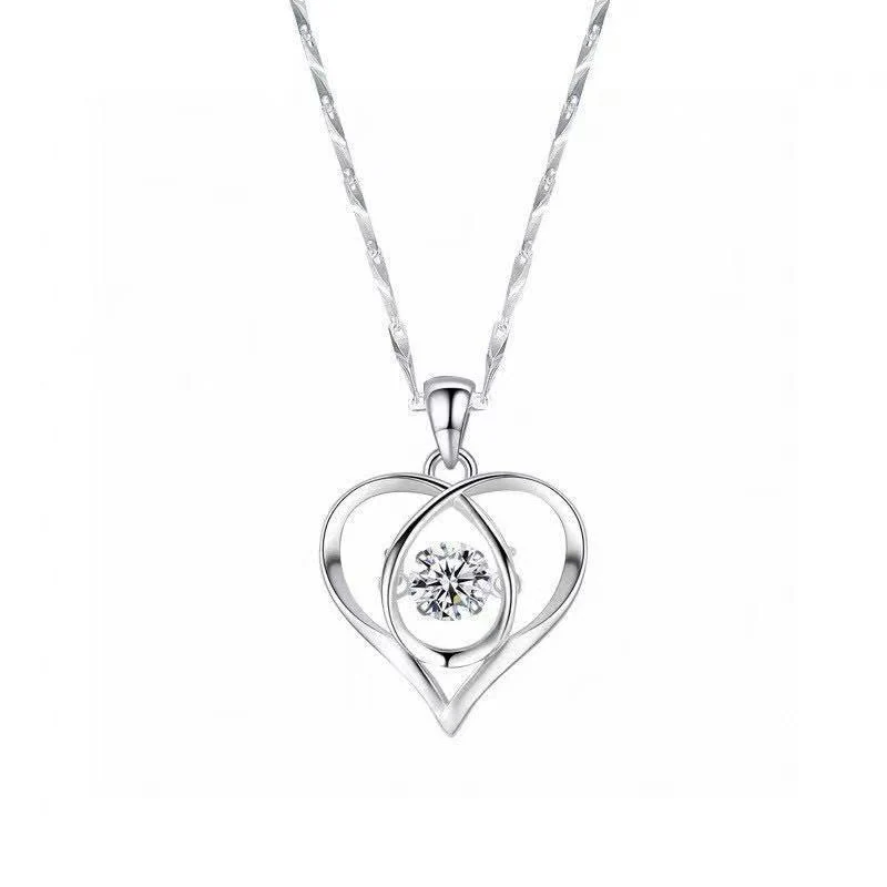 Enmity Heart Necklace with Zirconia - Image 4