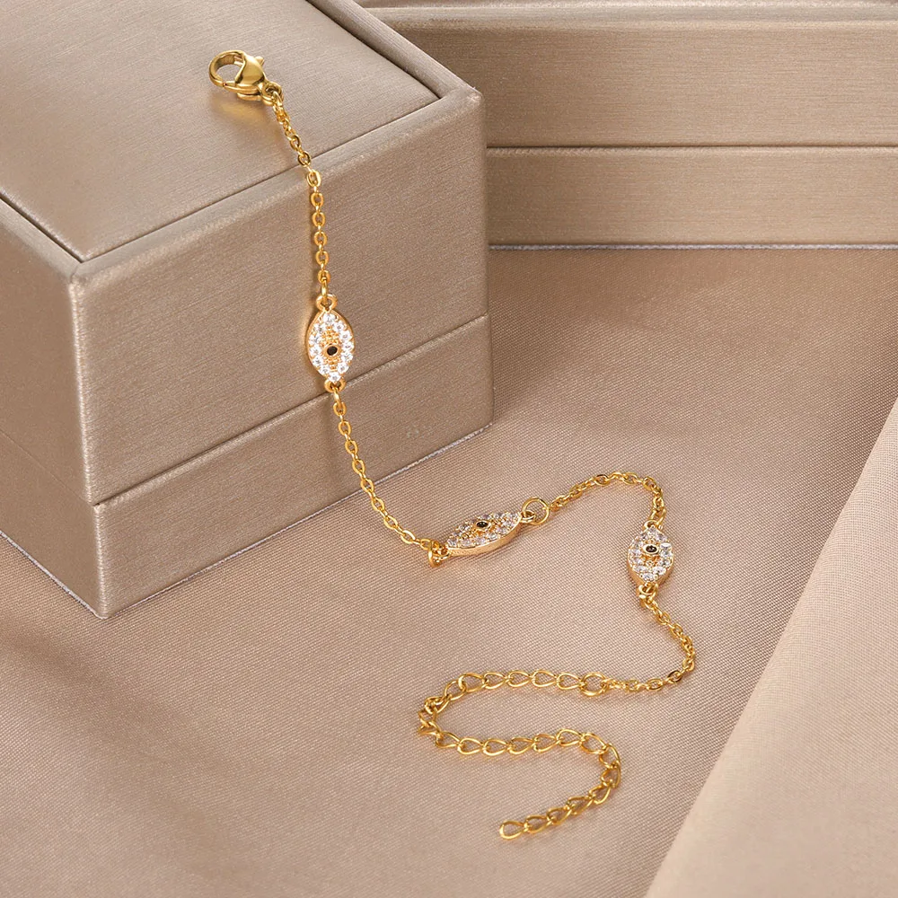 Evil Eye Diamond Bracelet - Image 5