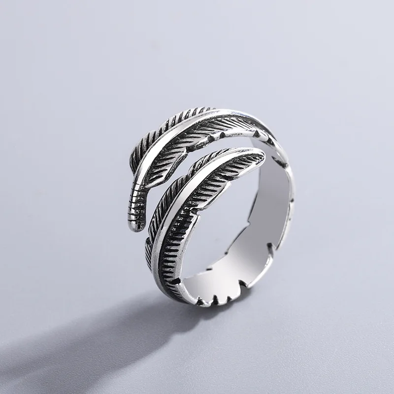 Feather From An Angel - Adjustable Memorial Ring - Image 2