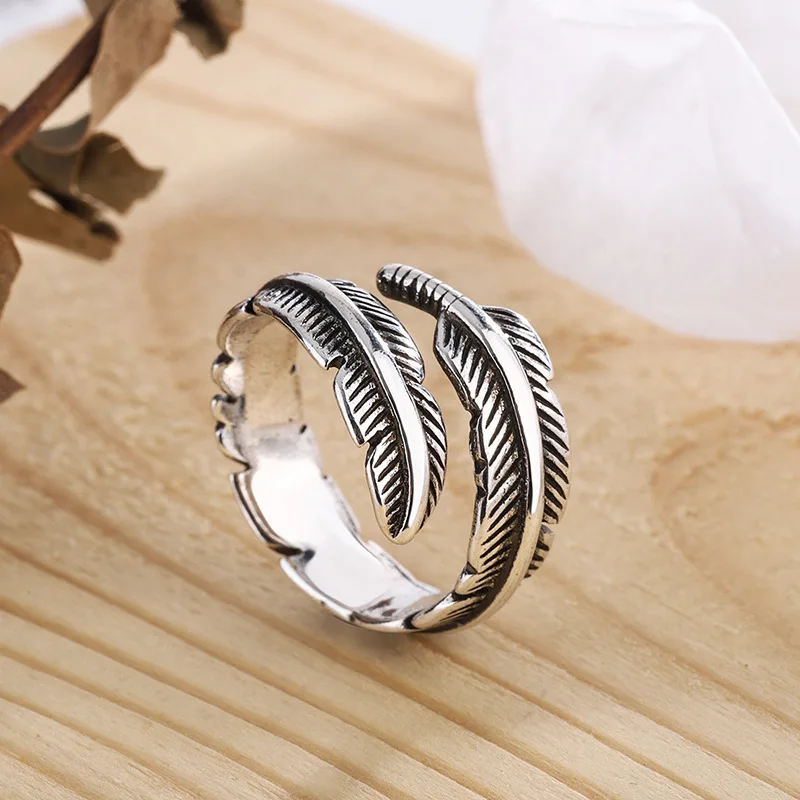 Feather From An Angel - Adjustable Memorial Ring - Image 3