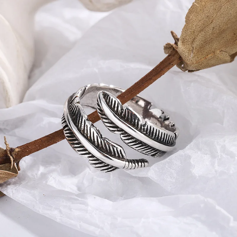 Feather From An Angel - Adjustable Memorial Ring - Image 4