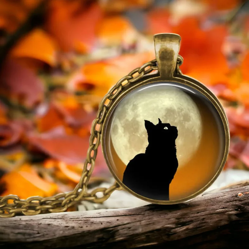 Forest Spirit Animal Glass Pendant Necklace - Image 6