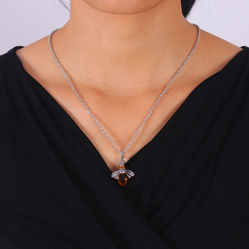 Golden Bee Spirit Necklace - Image 2