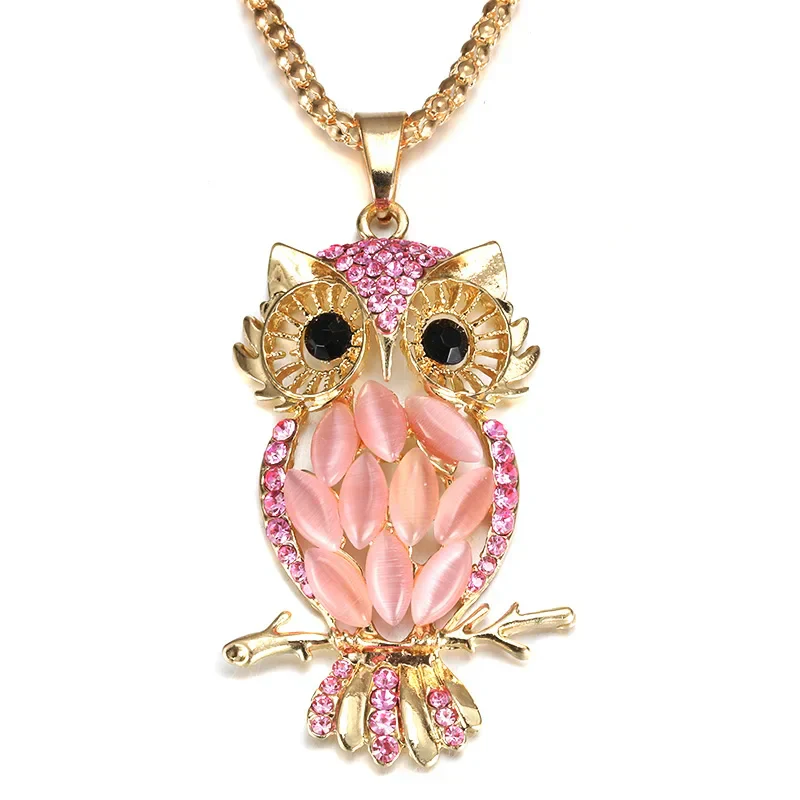 Golden Owl Necklace - Image 6