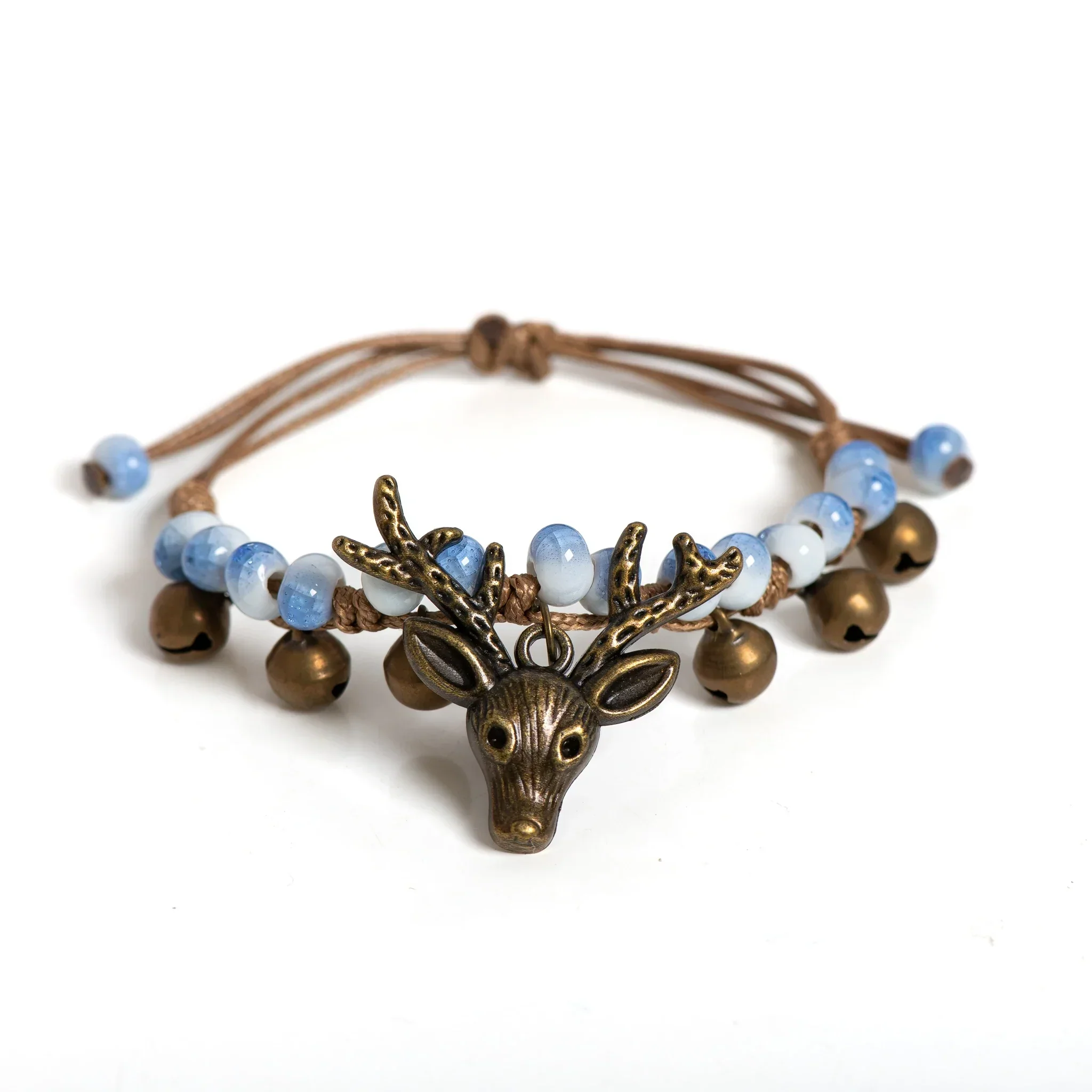 Handcrafted Ceramic Fawn Charm Bracelet - Image 7
