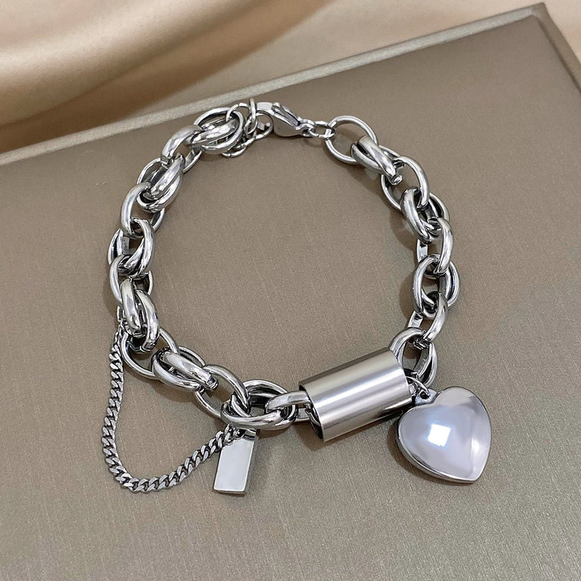 Heartened Chunky Bracelet | Gold - Image 10