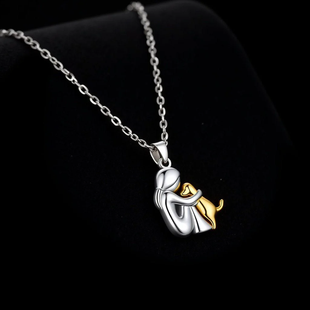 Hug Pendant Necklace with Bonus Earrings – Limited Time Offer - Image 3