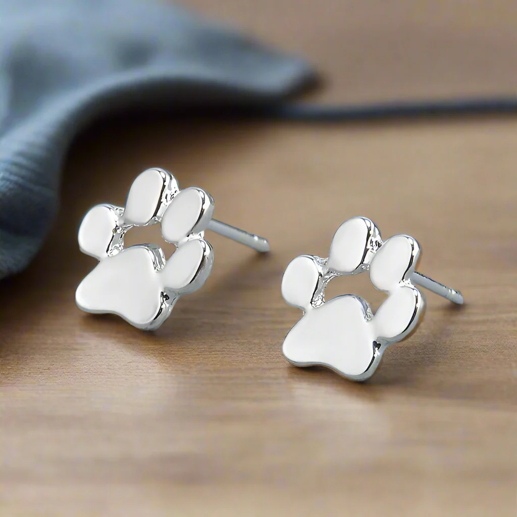Hypoallergenic Paw Earrings – Made of Stainless Steel - Image 7
