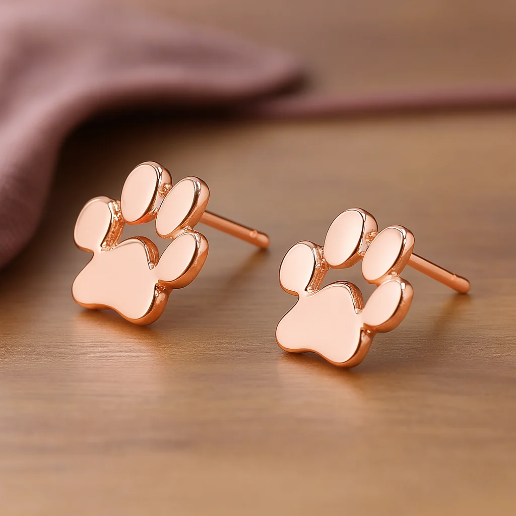 Hypoallergenic Paw Earrings – Made of Stainless Steel - Image 8