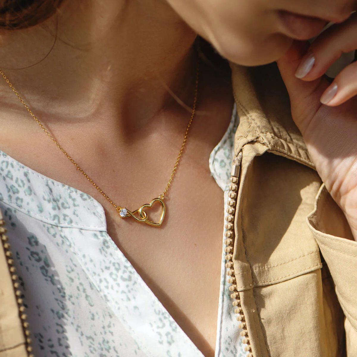 Infinity Heart Necklace - Image 5
