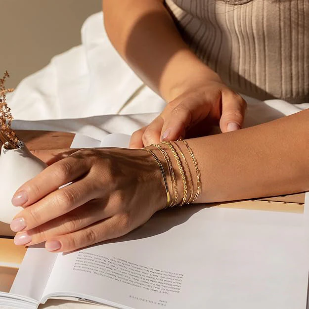 Isabella Vernetta bracelet set | White Gold - Image 3