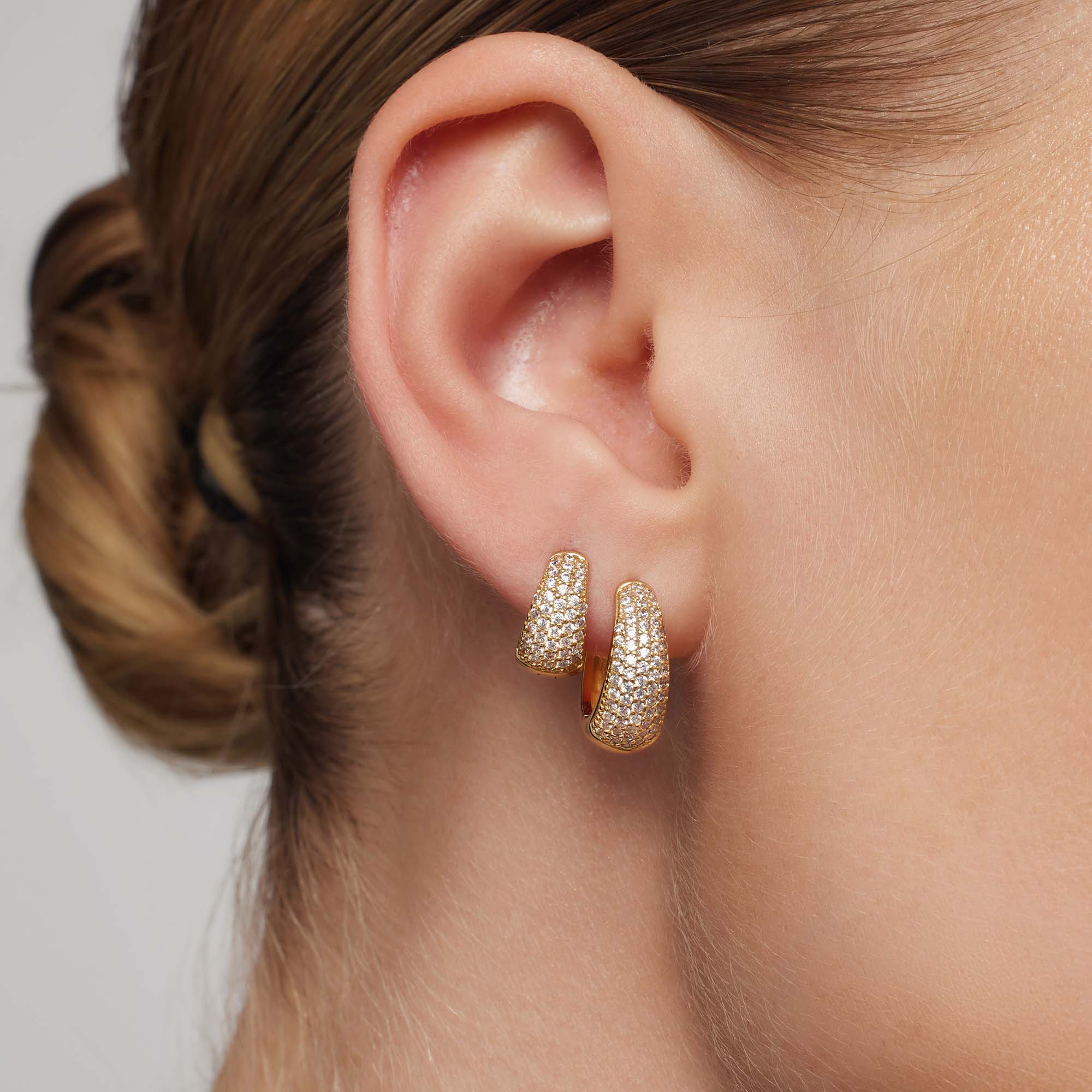 Jules Mini Hoops | Gold - Image 2