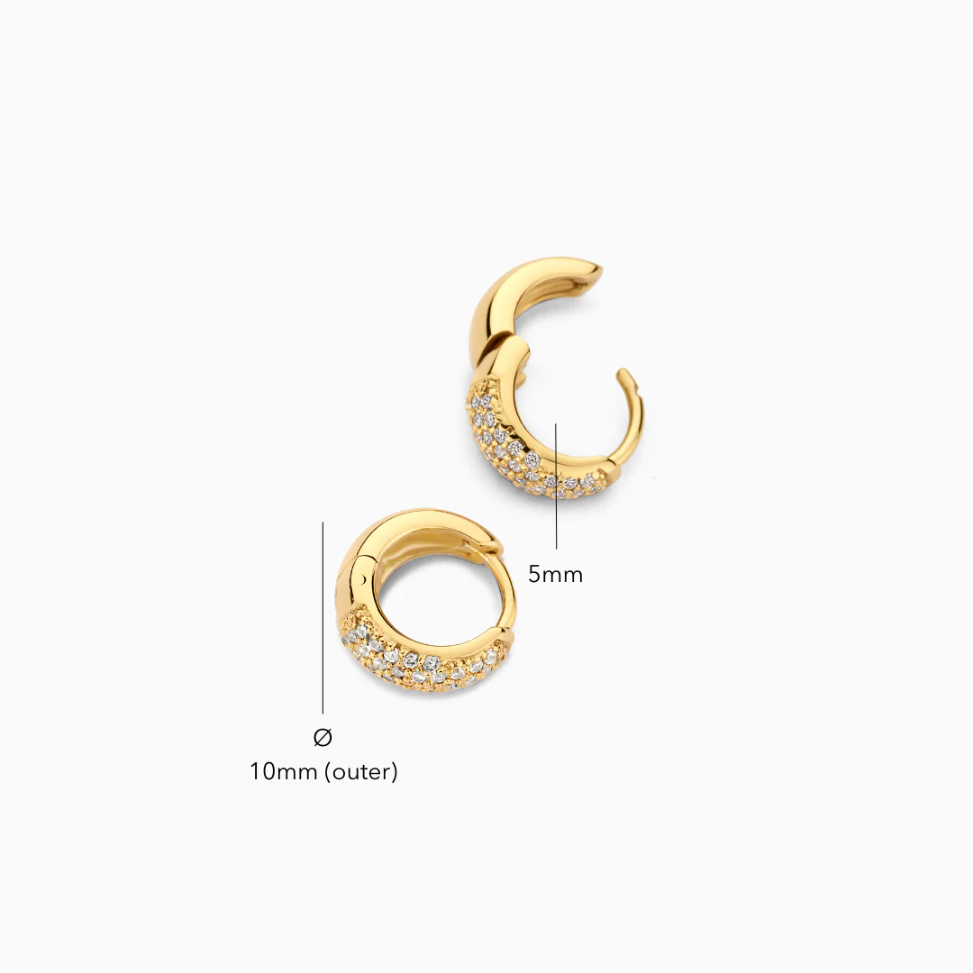 Jules Mini Hoops | Gold - Image 4