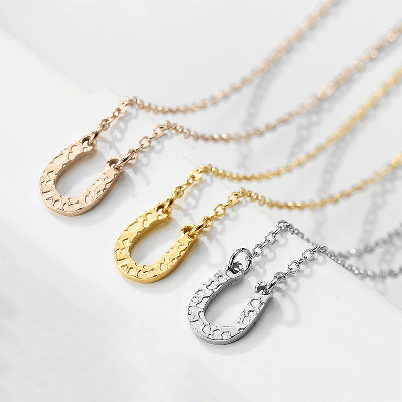 Lamia Horseshoe Necklace - Image 3