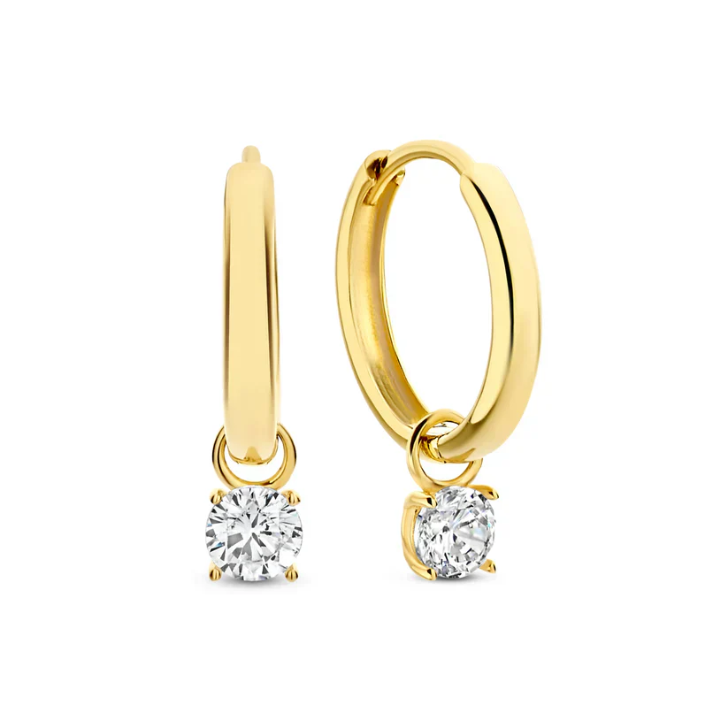 Larmes de Lune Stone Earrings Set | White Gold - Image 4