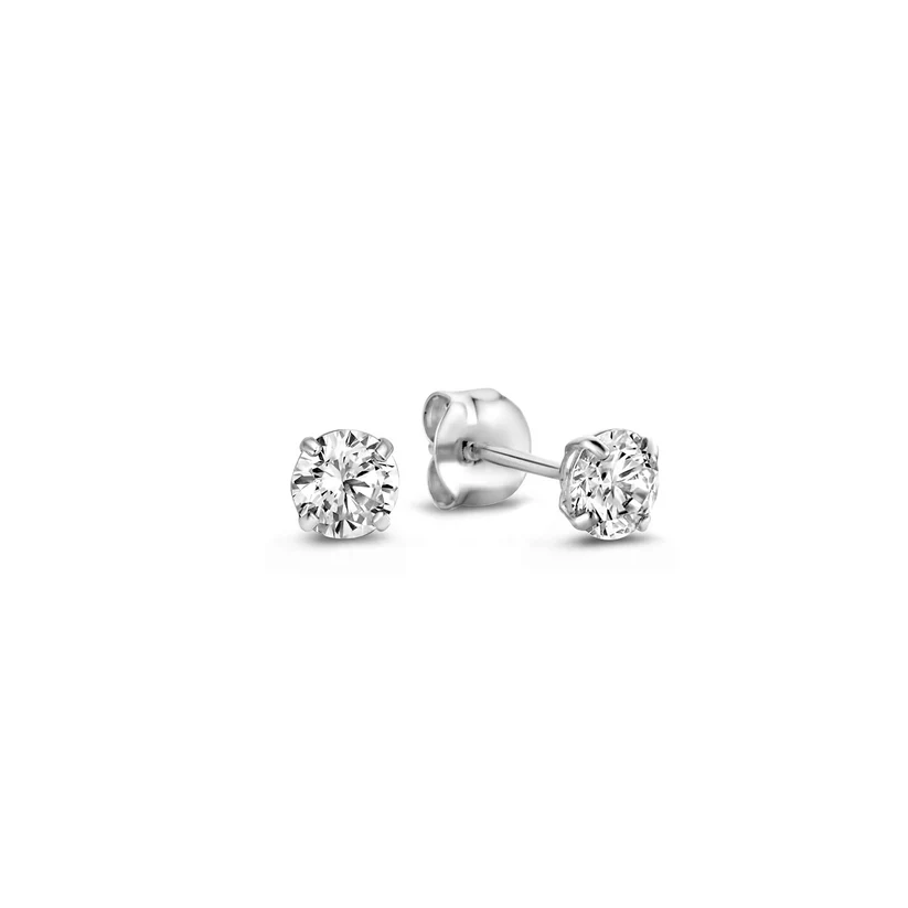 Larmes de Lune Stone Stud Earrings | Gold - Image 6
