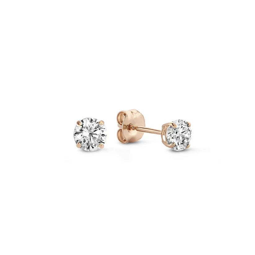 Larmes de Lune Stone Stud Earrings | Gold - Image 7
