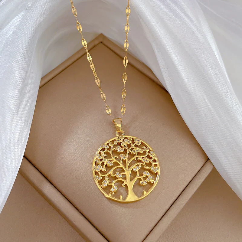Lilia Tree of Life Gold Necklace - Image 2