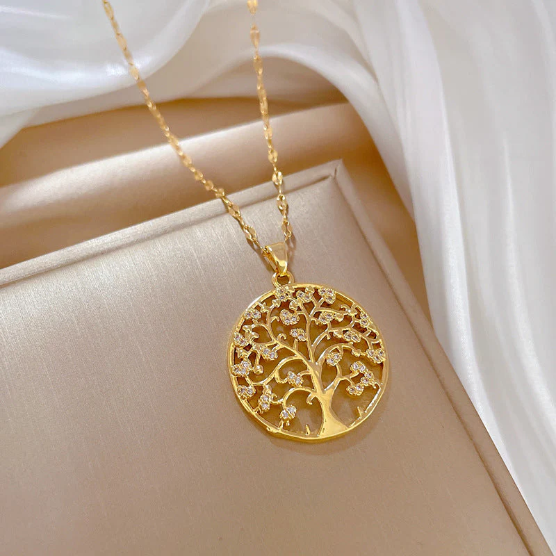 Lilia Tree of Life Gold Necklace - Image 3