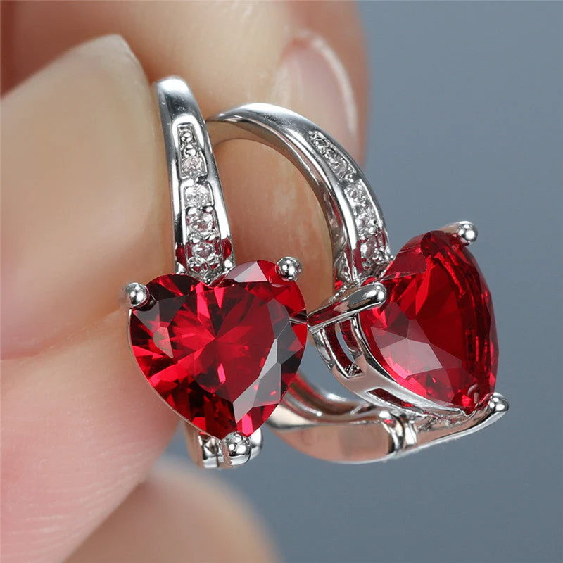 Lunara Emberelle Earrings | White Gold - Image 2