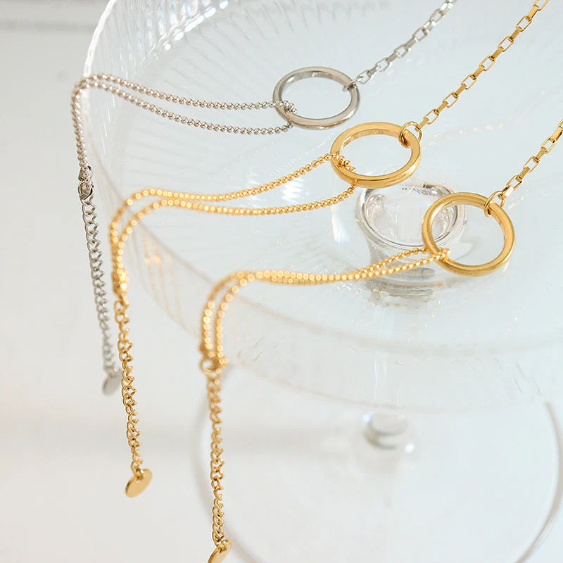 Luria Gold Hoop Bracelet - Image 3