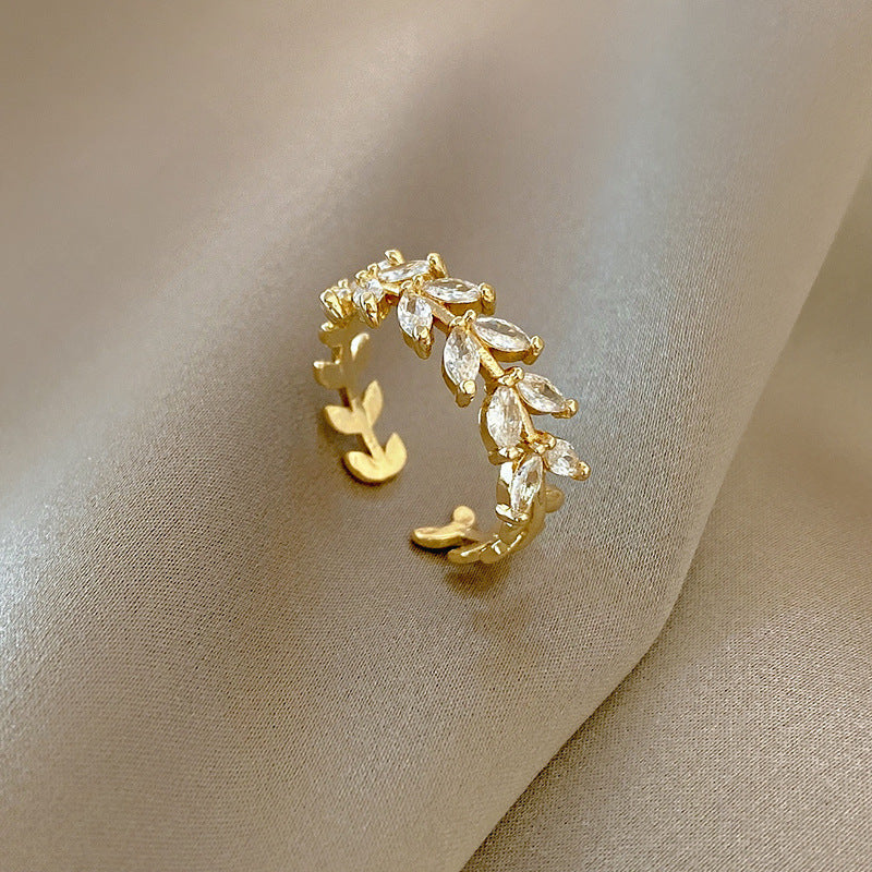 Matilda Gold Olive Ring - Image 5