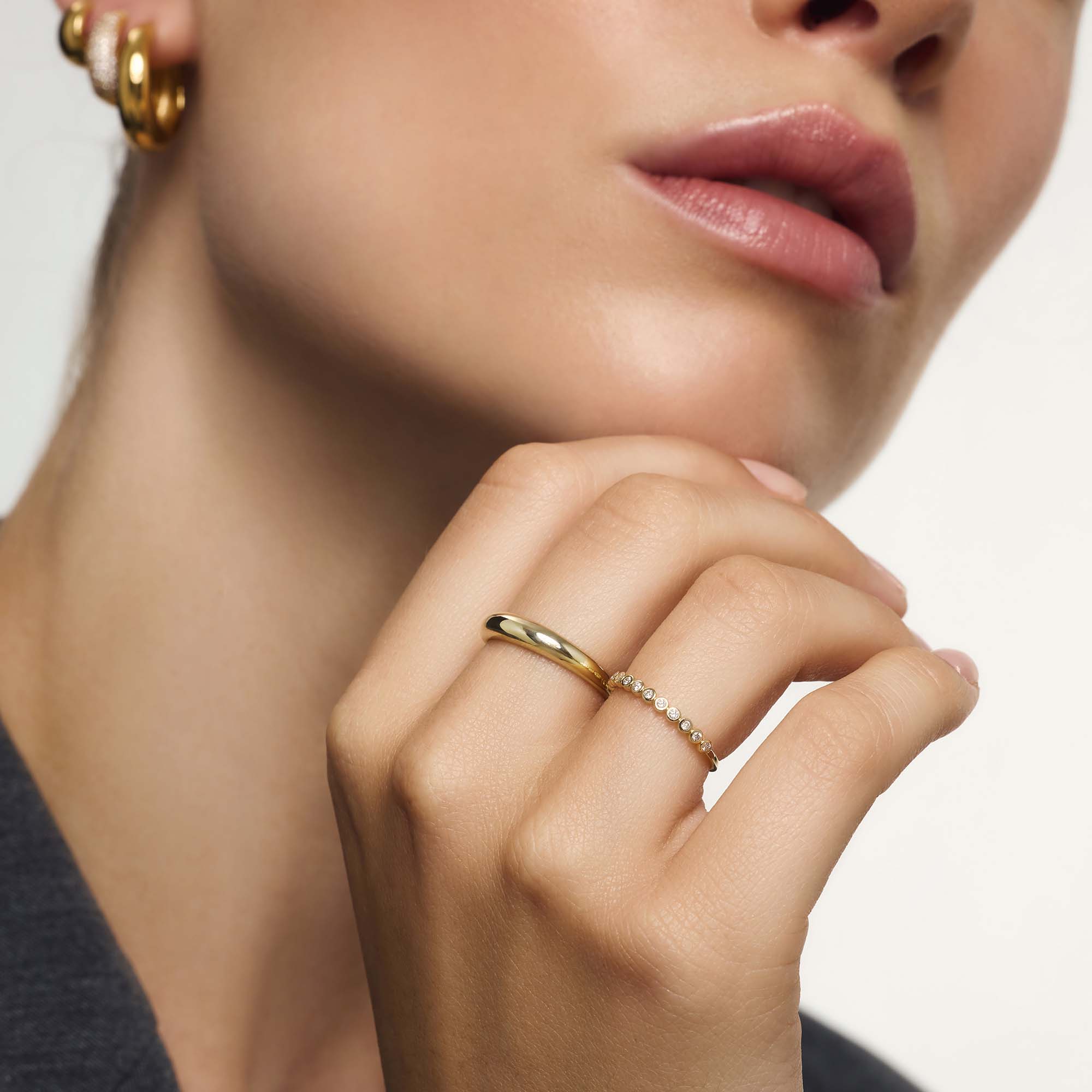 Midi Dome Ring | Gold - Image 3