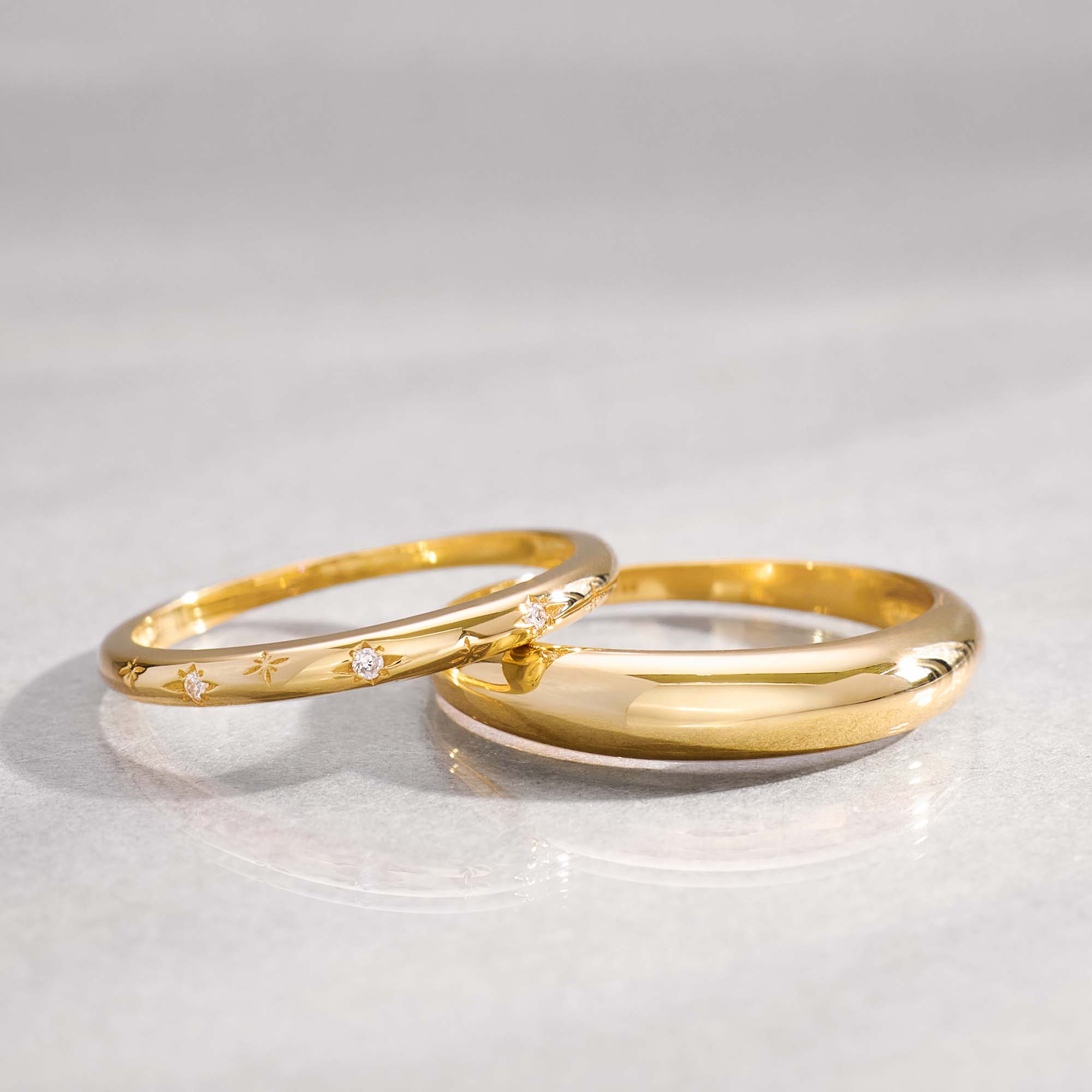 Midi Dome Ring | Gold - Image 5